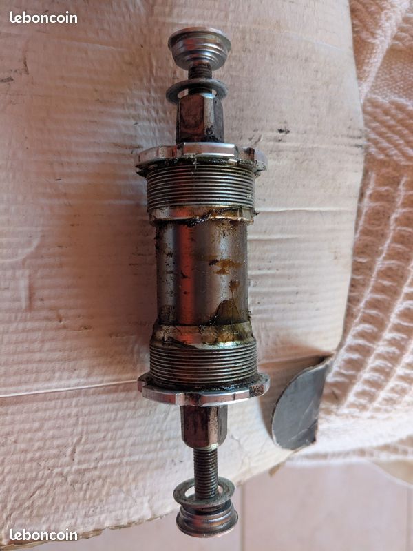 Pédalier Double Campagnolo Record 175mm Avec Pédales - Vintage D'occasion