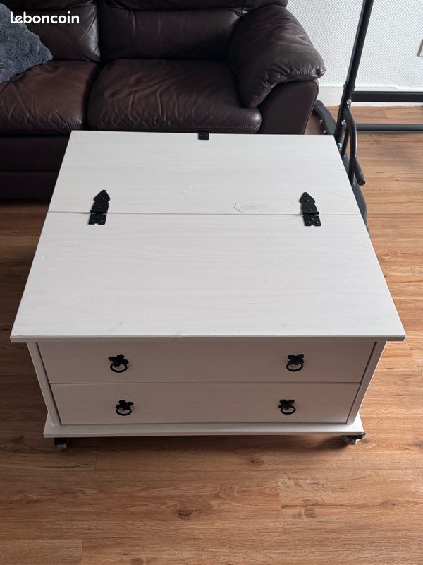 Table basse à roulettes (image 1)