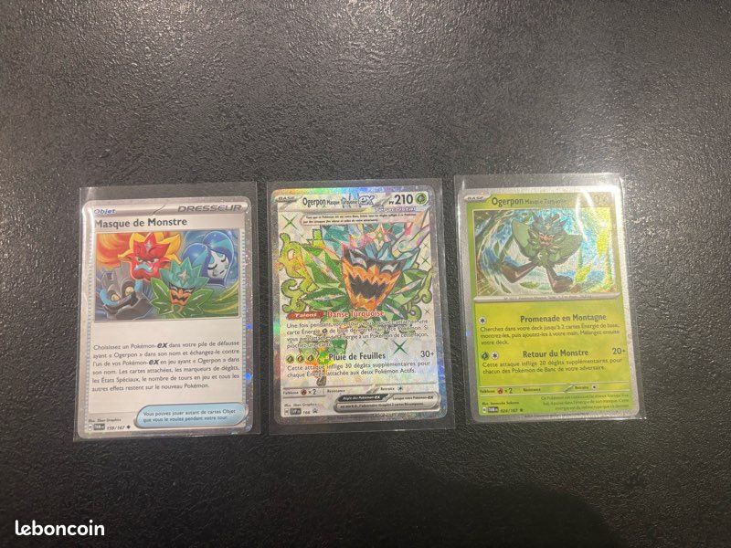 Lot promo ogerpon masque turquoise EX-master set ev06 (image 1)