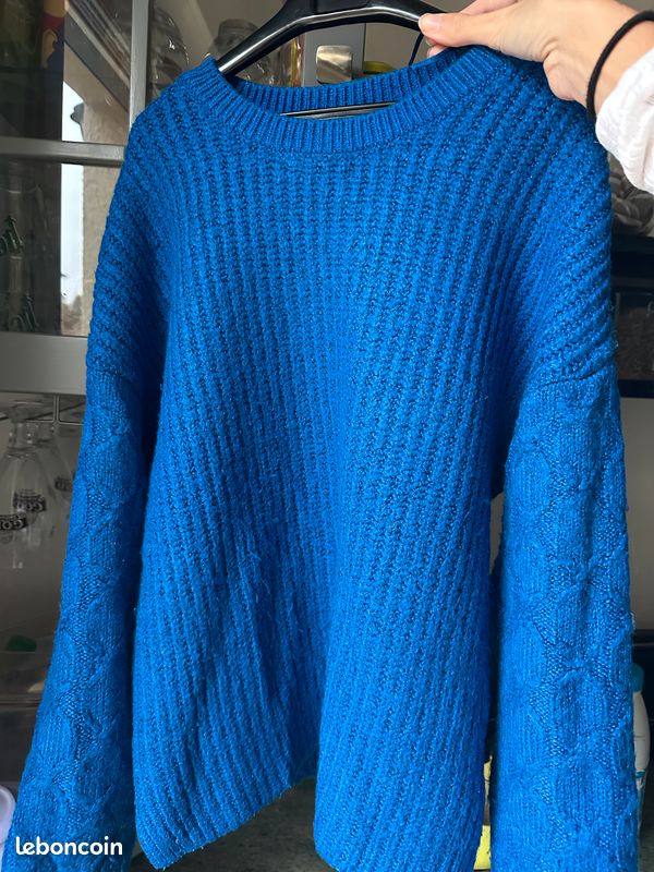 Pull Pimkie Taille S – Neuf Avec étiquettes, Couleur Vieux Rose Et Argent, Style Féminin