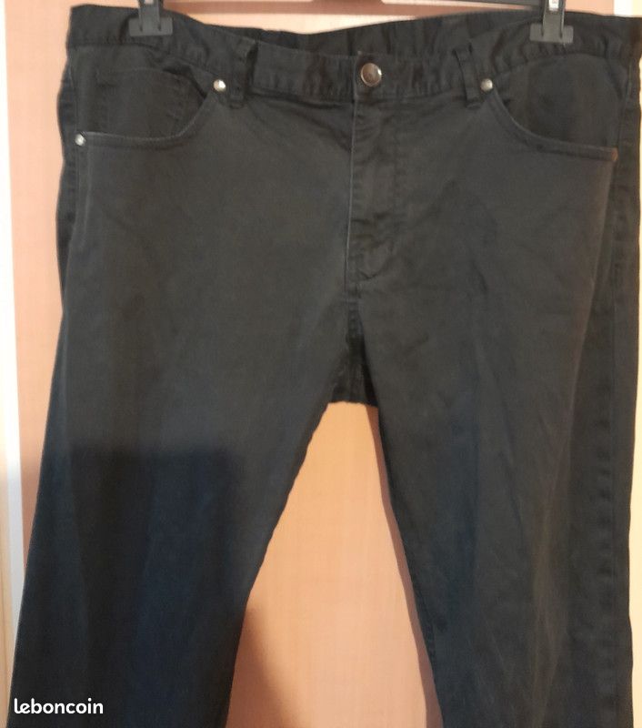 Pantalon jean noir Celio, Jean noir Celio unisexe, Pantalon Celio noir, Pantalon jean (image 2)