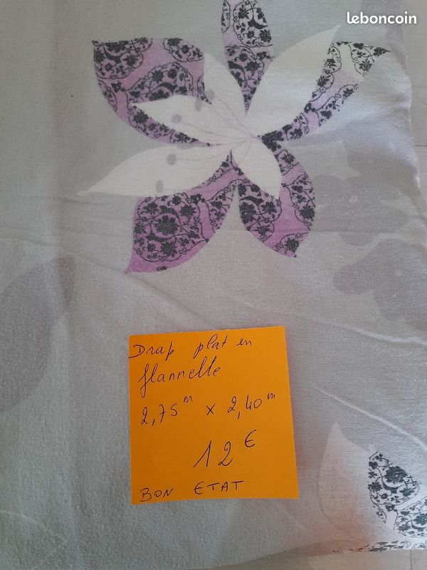 Drap plat En flannelle (image 5)