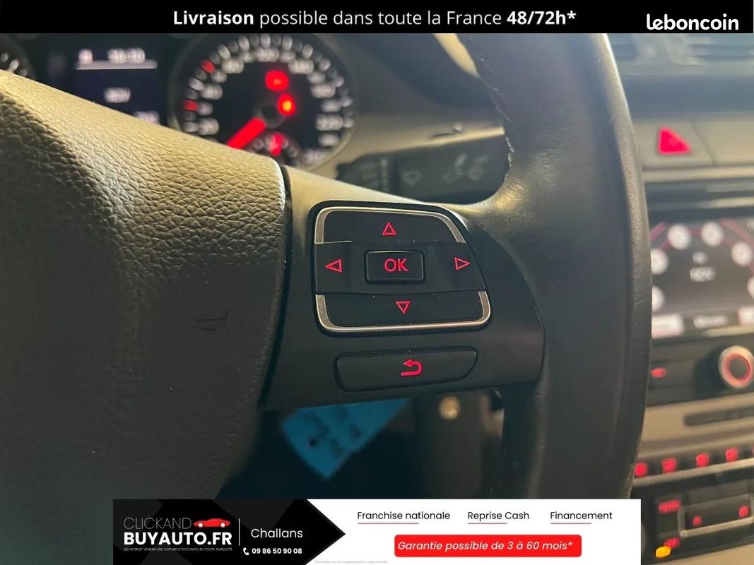Volkswagen Passat 2.0 TDI 140 CV / SUIVI D'ENTRETIEN COMPLET / DITRIBUTION, VIDANGE FAITE / GARANTIE (image 17)