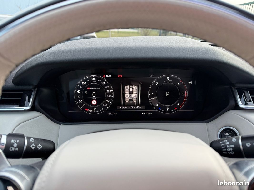 LAND ROVER RANGE ROVER VELAR HSE - RDYNAMIC - 300Ch - Garantie 12 mois (image 14)