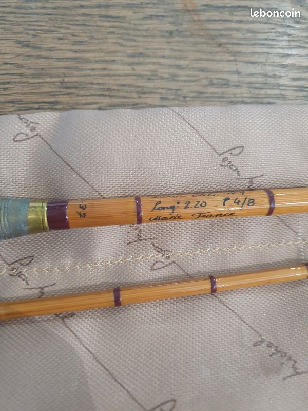 ANCIENNE CANNE A Pêche En Bambou Refendu A Identifier ...Vintage Fishing Rod... EUR 27,00 - FR