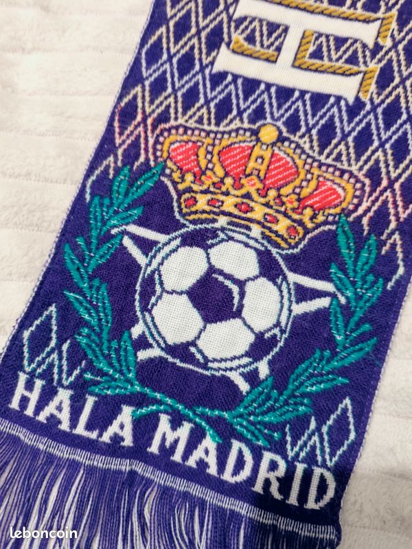 Écharpe De Football Vintage Du Groupe Ultras Du REAL MADRID ULTRAS SUR