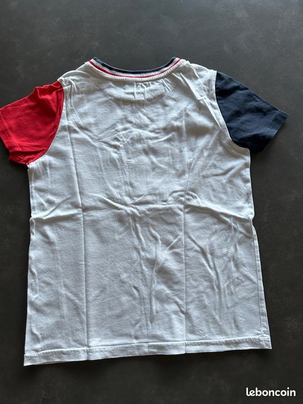 T-shirt bleu blanc rouge (image 2)