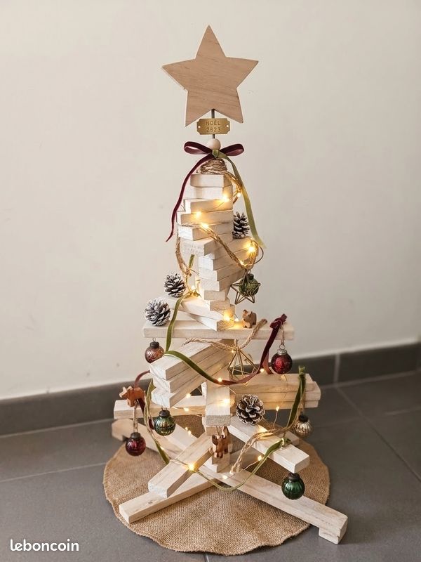 Sapin en bois décoration modulable 72cm (image 1)