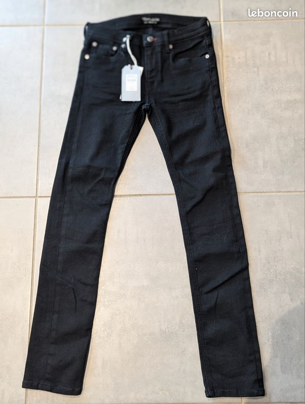 Jean noir skinny Teddy Smith neuf taille 12 (≈ 34/XS) (image 1)