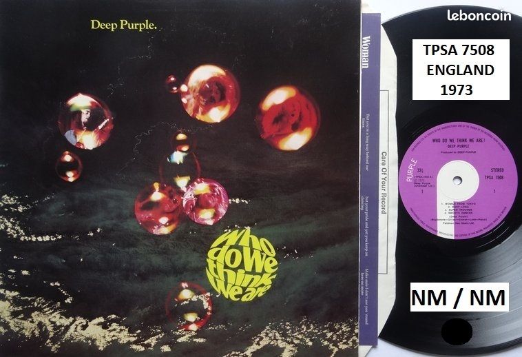 Vends disque deep purple (image 1)