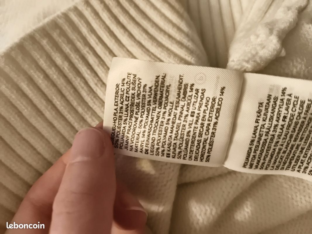 Pull blanc xs (image 5)