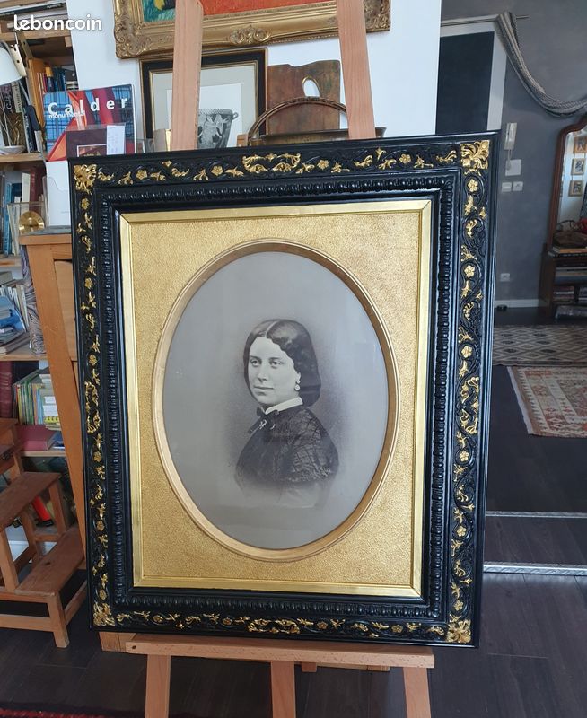 Daguerréotype Portrait D'une Jeune Femme - Très Beau Et Ancien