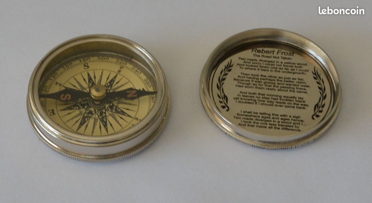 Lot De 2 Boussoles Réglables Verrouillables En Acier De 15,2 Cm[u8533