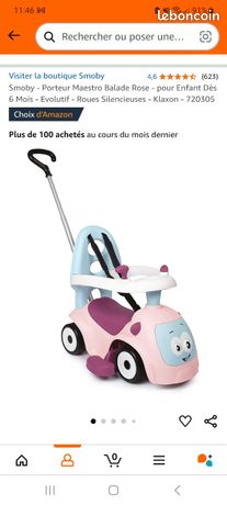 Trotteur extérieur smoby Équipement bébé