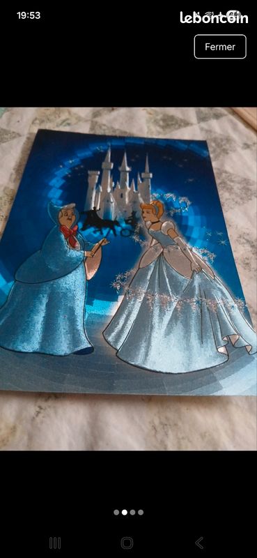 Carte Postale Cendrillon/Disney (image 2)