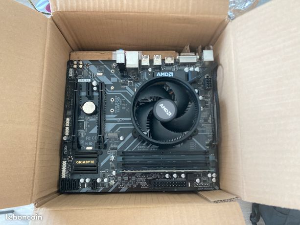 KIT plateforme AM4 – Ryzen 3 2200G + B450 + 8 Go DDR4 5