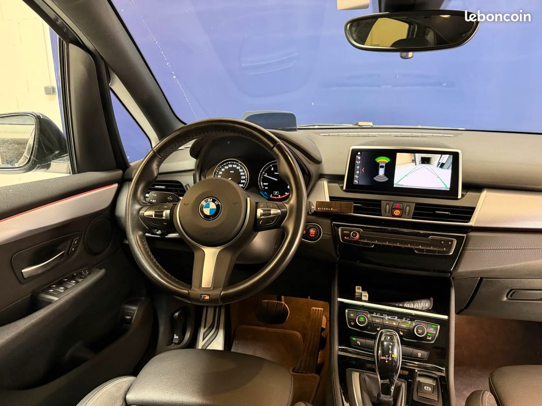 BMW Série 2 ActiveTourer 218d 150ch M Sport DKG7 - Origine France - Suivi BMW - Toit Ouvrant - Affiche Tête Haute - Sièges Electriques - Apple Carplay - Attelage (image 12)