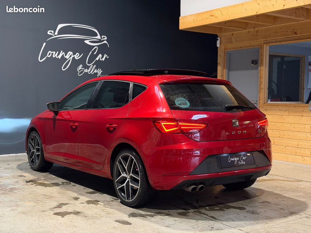 SEAT LEON 1.4 ECoTsi 150 Start/Stop ACT DSG7 FR - Toit Ouvrant Panoramique - Seat Sound - CarPlay / Android Au (image 4)