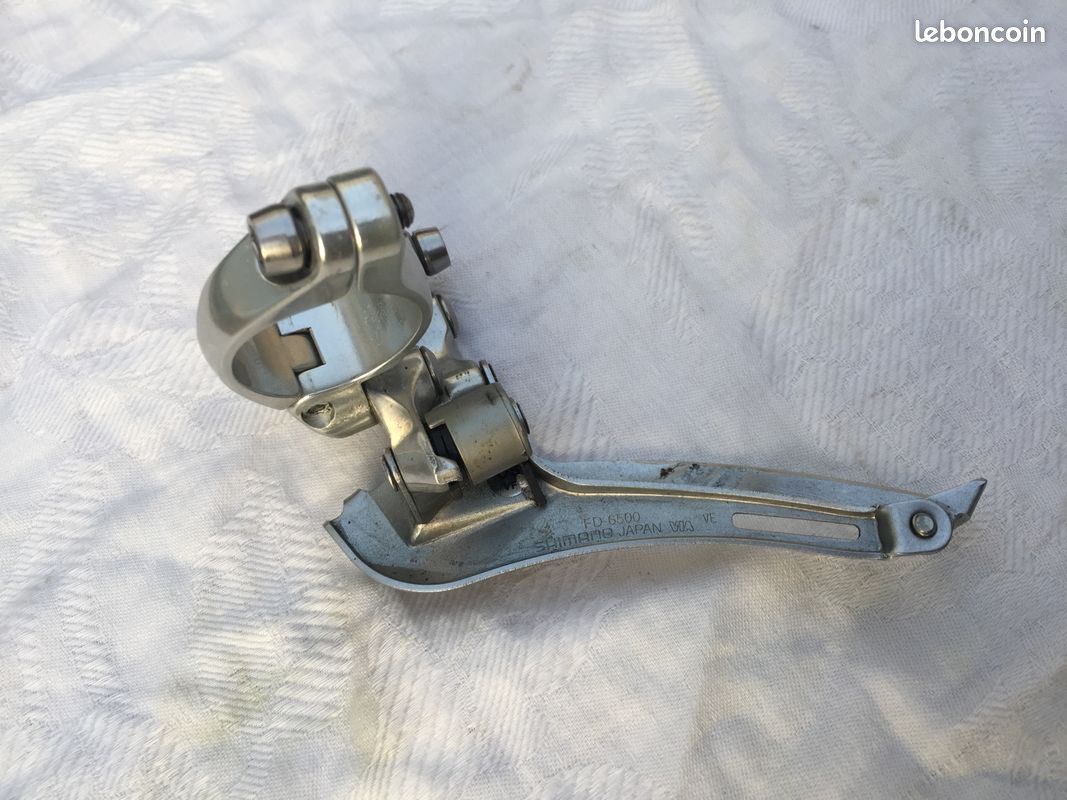 Dérailleur avant vintage Shimano Ultegra FD-6500 brasage sur le bas