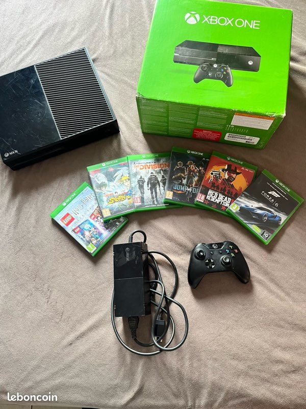 Xbox One 500Go + Forza Horizon 4 + manette - boîte complète - Consoles