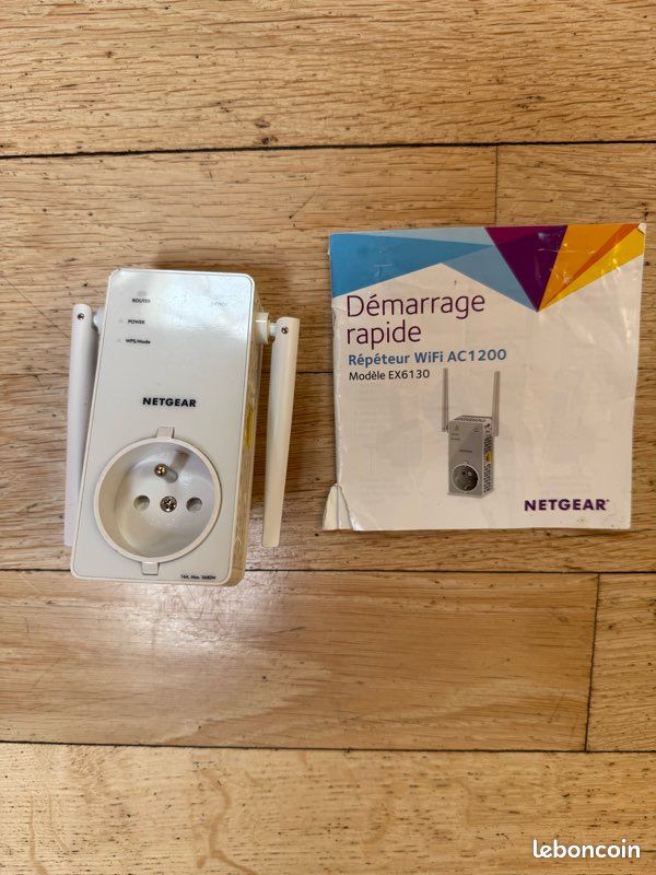 Repetiteur Netgear Wifi AC 1200 - Modèle EX 6130 (image 1)