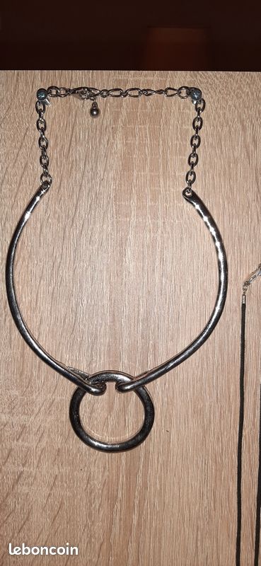 LOLIAS 3 Pcs Collier Acier Inoxydable Femme - Collier Ras Du Cou