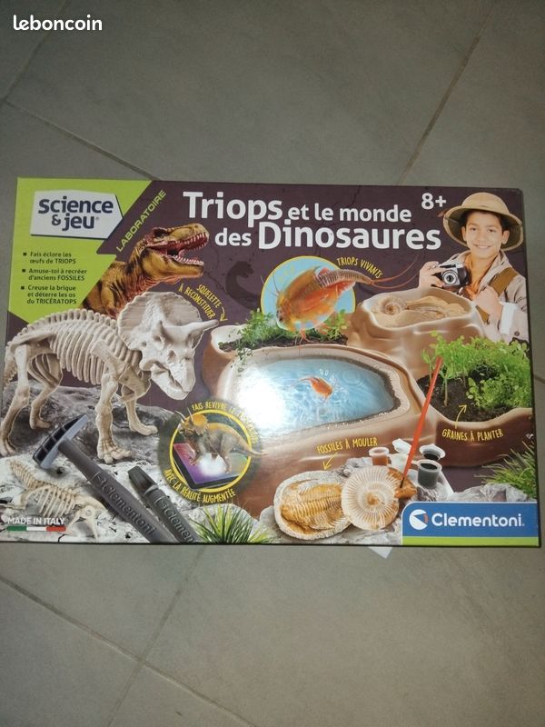 Coffret Science et Jeu - Triops et le Monde des Dinosaures - La Grande Récré
