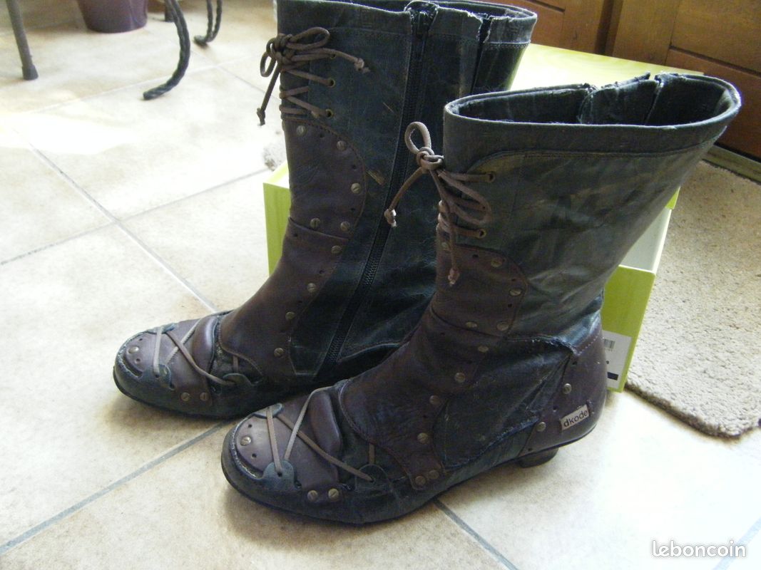 Dkode Bottes Bottines/Boots Nubuck Marron Dkode Femme 2570296