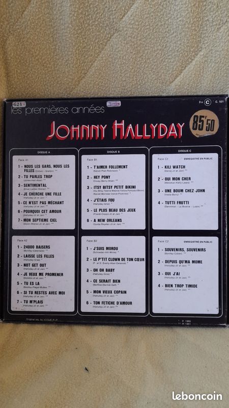 33 Tours - JOHNNY HALLYDAY (image 4)