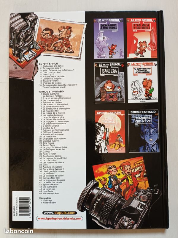 BD Le Petit Spirou : Tu ne s’ras jamais grand (tome 11) TBE (image 4)