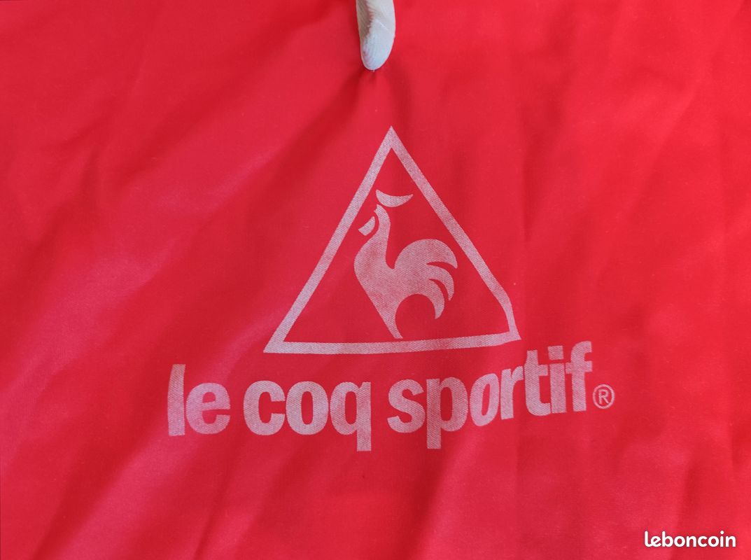 Maillot Vintage Le Coq Sportif – Années 80, Jaune, Made In France, Taille L