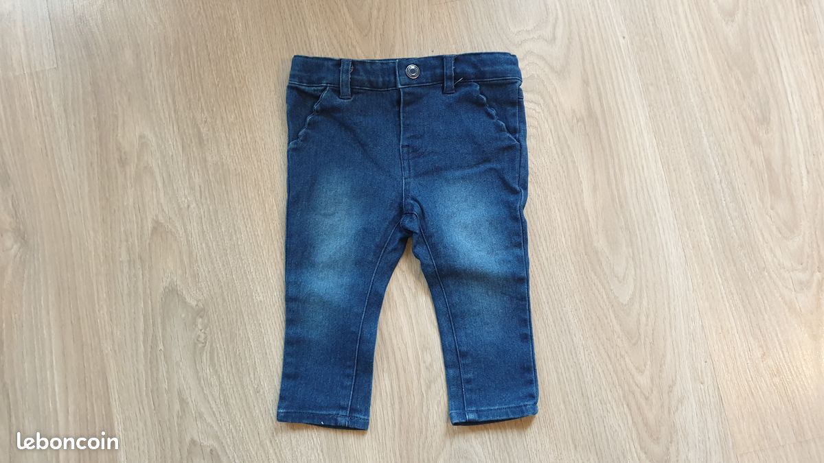 Lot 8 pantalons bébé 9mois (image 8)