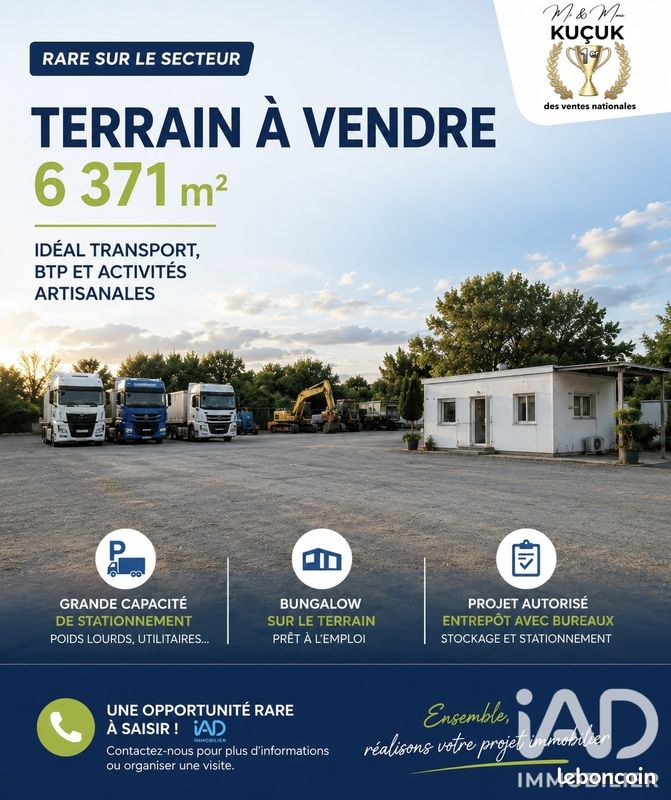Terrain 6371 m² · à Jargeau · 6 371 m² · 177 500 €