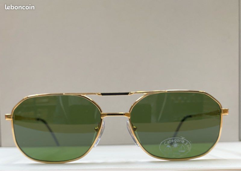 Lunettes De Soleil Vuarnet Alain Prost Rétro - Monture Grise, Verres Marron, France, Neuves Avec étiquettes