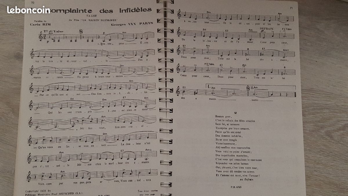 Partitions chansons (partitions51200) (image 4)