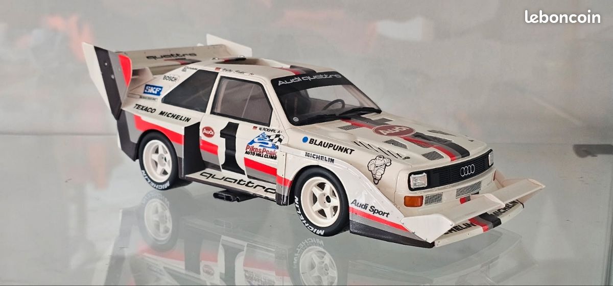 Miniature Ottomobile 1/18 – Audi S1 Rallye Olympe – Édition Otto