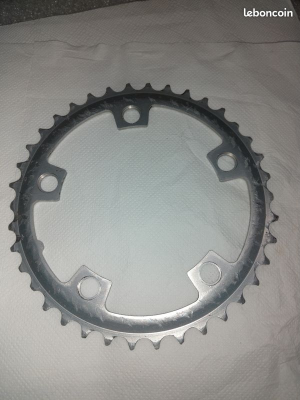 Plateau Triple Vintage Shimano Deore XT - 110/74 BCD, 5 Bras, Alu Noir, Pour VTT/route Anciens