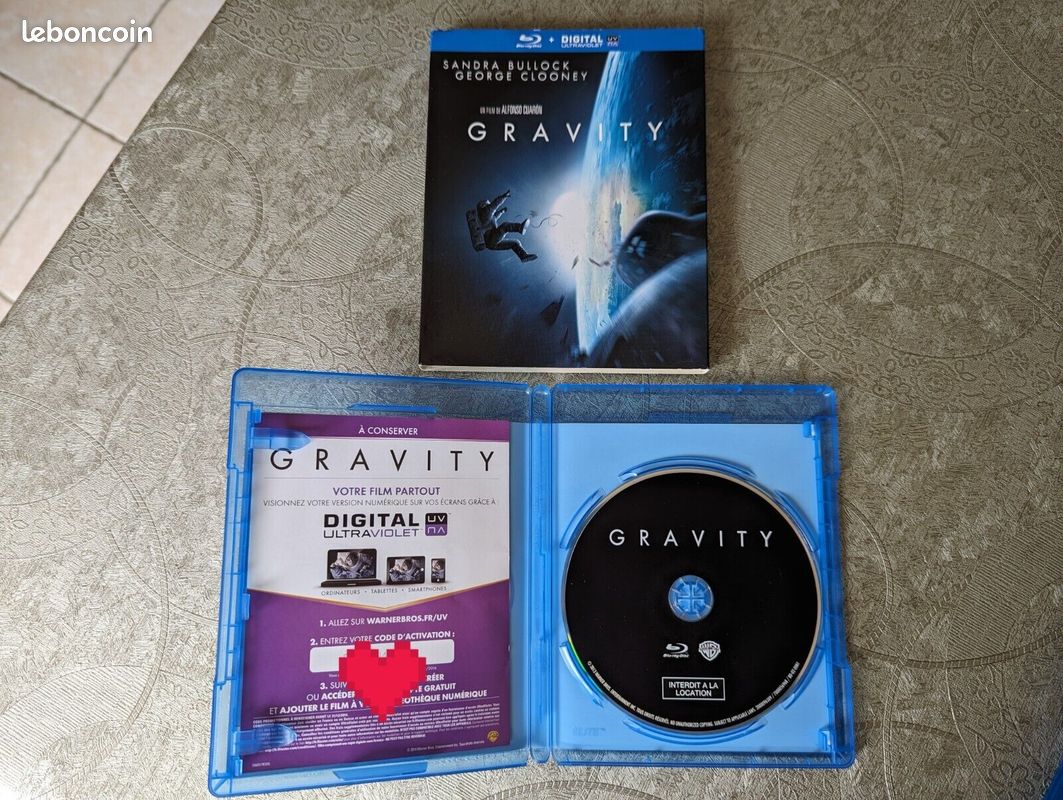 Blu-ray - Gravity ( FR ) BLURAY DISC VF COMPLET - DVD - Films