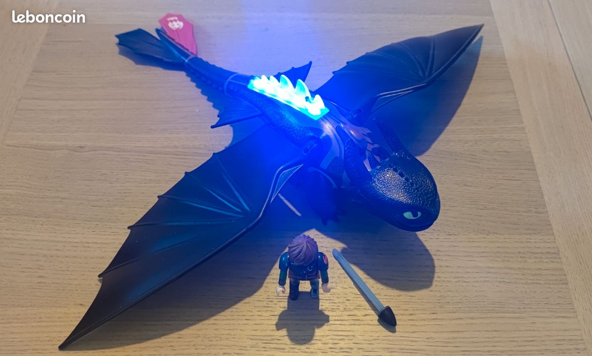 Playmobil Dragon Krokmou et Harold (image 3)