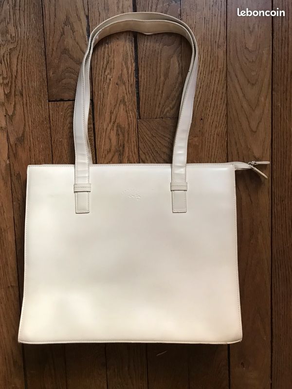 Sac à bandoulière blanc (image 1)