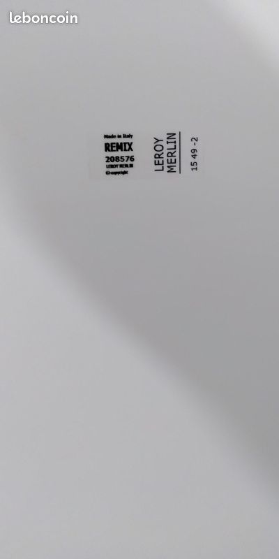 Meubre blanc Salle de Bain P33xL45xh58 (image 3)