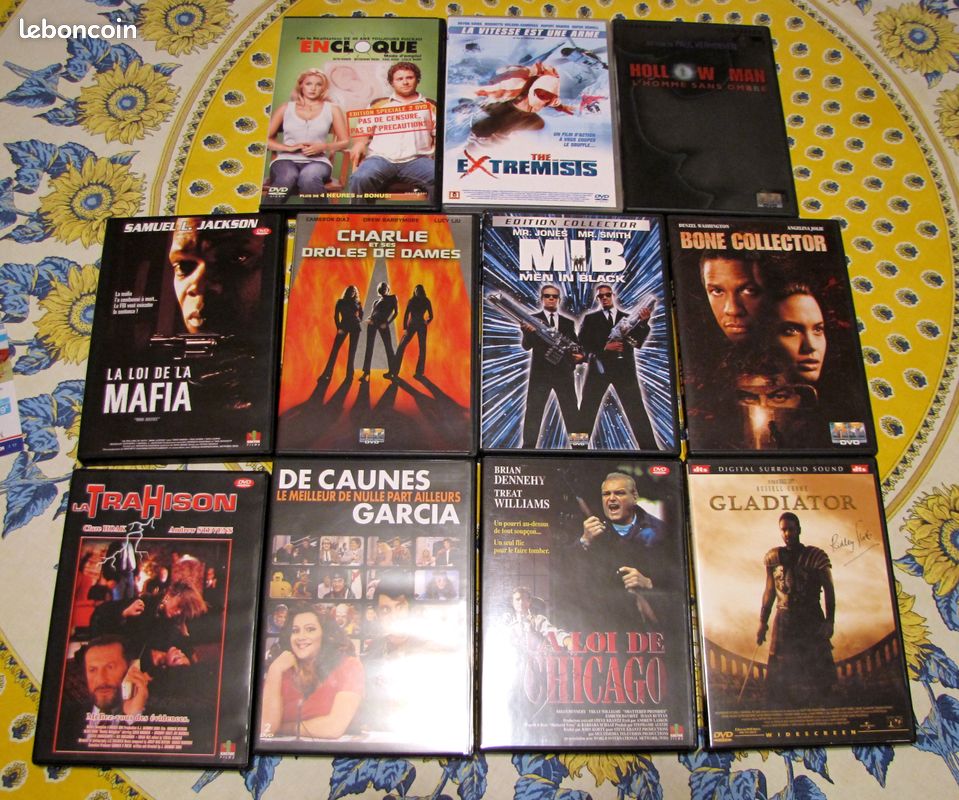 LOT DE 11 DVD - boite d'origine (image 1)