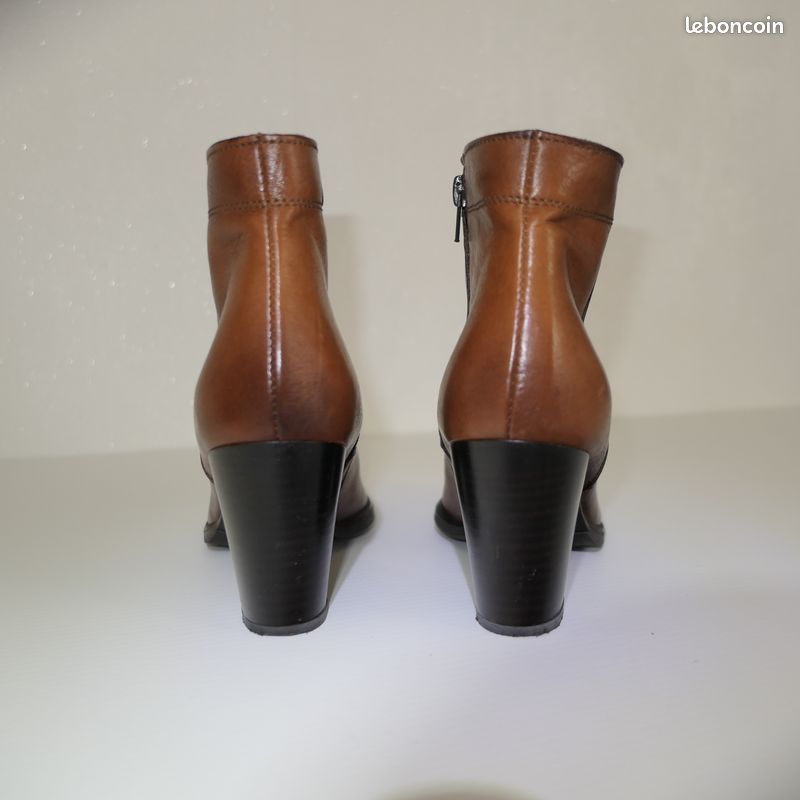 Boots Outlet Salamander Boots Femme Cuir Bottines Chelsea Pas Cher