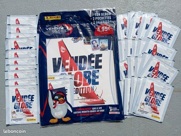 PANINI Vendee Globe Blister 7 Pochettes (Lot de 2 PANINI Vendee Globe Blister 7 Pochettes (Lot de 2
