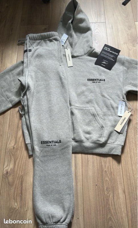 2 ensemble essentiels noirs et gris (image 1)