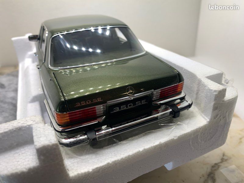Norev jet car métal - Mercedes 350 sl, couleur or métalisé, neuf en boite oreille ref 821
