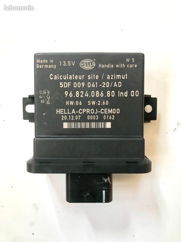 Citroen c4 grand picasso module ballast phare ref 9682408680