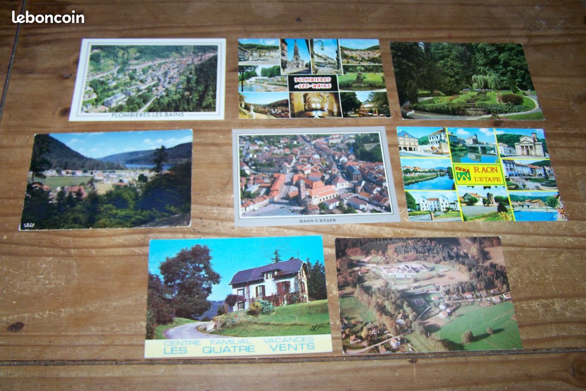 53 cartes postales modernes de diverses villes du département des Vosges en lot ou à l'unité (image 4)