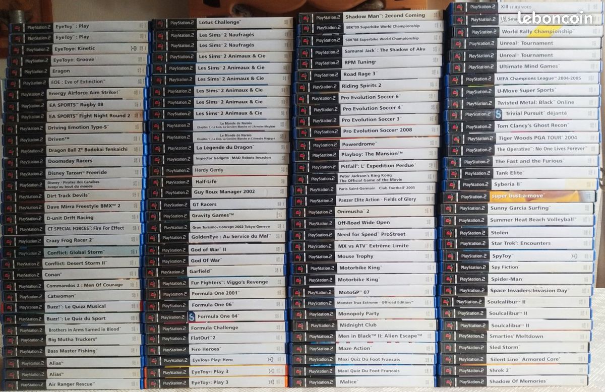 Jeux PlayStation 2 (PS2) - Partie 1/2 (image 1)