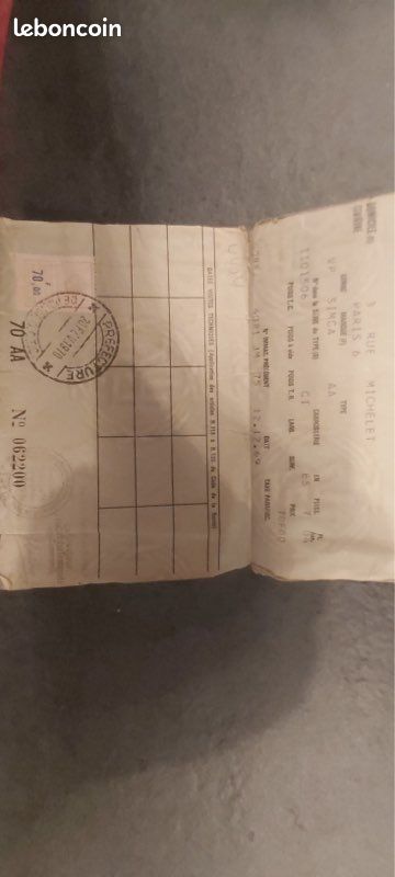 Simca type AA document (image 4)
